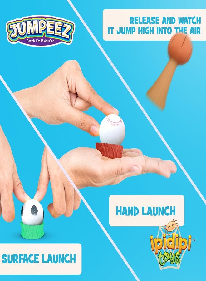 IPIDIPI TOYS ألعاب IPIDIPI TOYS Jumpeez الرياضية - عبوة من 24 لعبة إطلاق زنبركية قفزية - مثالية كهدية للأطفال، أو هدايا لحفلات أعياد الميلاد، أو جوائز مدرسية للأولاد والبنات - Image 4